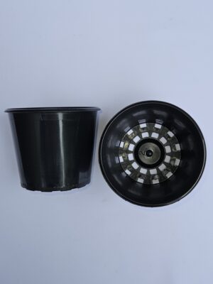 80 x 65 Squat Pot Black